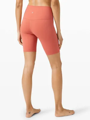 Lululemon Align Short 8" Athletic Bike Short Rusted Coral Size 6 thumbnail 3