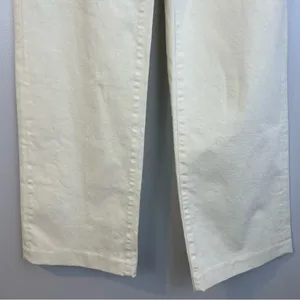 NWT Oak + Fort Ivory/Cream High Rise Straight Leg Denim Classic Jeans Size 6 thumbnail 8