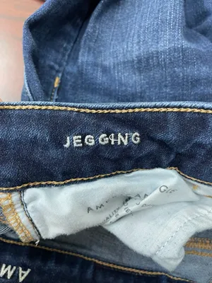 American Eagle Next Level Stretch Dark Wash Jeggings Size 0 Denim Jeans thumbnail 7