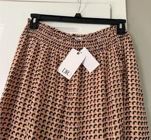 DR2 Nordstrom Geometric Print Maxi Skirt Summer Flowy Spring NWT thumbnail 2