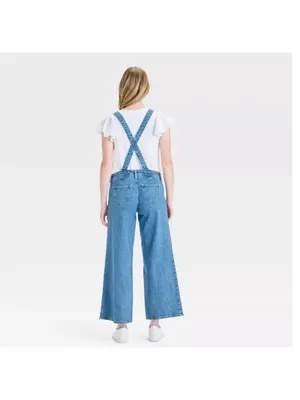 NEW Isabel Maternity Sailor Maternity Overalls 6 Medium Wash thumbnail 2