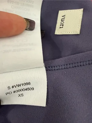 Vuori Purple Strappy Crop Sports Bra thumbnail 5