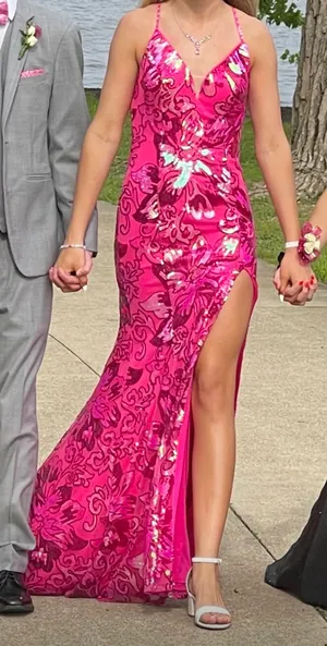 Pink Prom Dress thumbnail 3