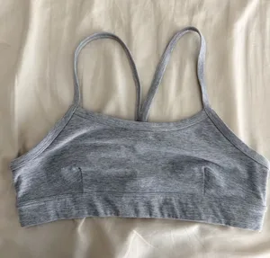 Alo gray sports bra size small thumbnail 1