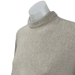 Aritzia Wilfred Free Lola 100% Wool Women's Gray Long Sleeve Crop Sweater Top M thumbnail 2
