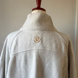 lululemon Funnel Neck Half-Zip Scuba Cowl Neck Long Sweater XL/XXL *flawed thumbnail 5