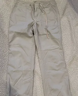 Tan Old Navy straight leg capri pants #tanpants thumbnail 1