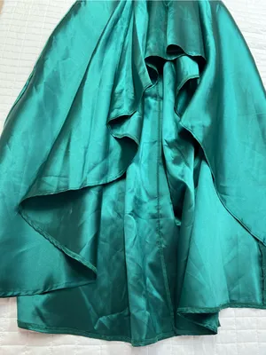 Lulus Broadway Show Emerald Green High-Low Gown Size Small NWT thumbnail 14