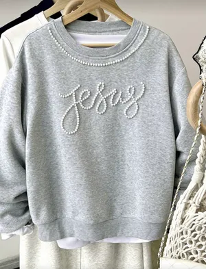 SheIn JESUS Sweatshirt thumbnail 1