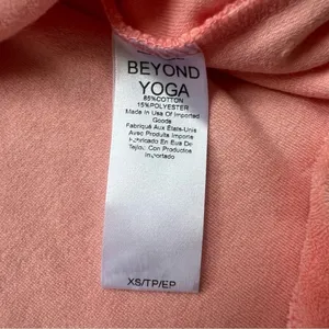 NEW BEYOND YOGA Out of Town Dress in Peach Blush NWT Terry Mini Dress Size XS thumbnail 15
