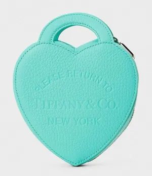 Tiffany & Co. Return To Tiffany Heart Shaped Leather Mini Bag Coin Purse Case thumbnail 1