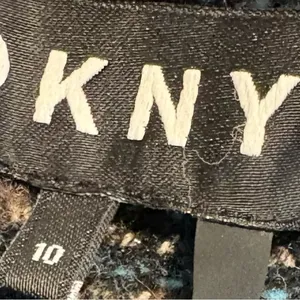 DKNY open-front tweed blazer jacket thumbnail 4