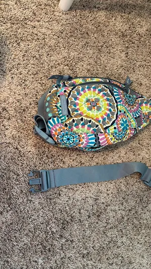 Vera Bradley colorful kaleidoscope print crossbody thumbnail 2