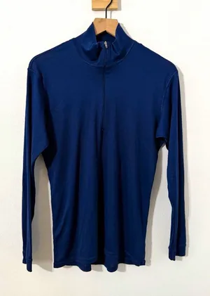 Patagonia Women's Capilene Long Sleeve Mock Neck Baselayer Quarter Zip Top Med thumbnail 1