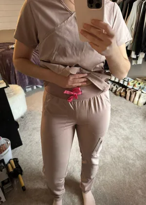 Scrub Set Tan thumbnail 2
