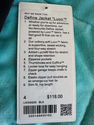 Lululemon Define Jacket Luon thumbnail 2