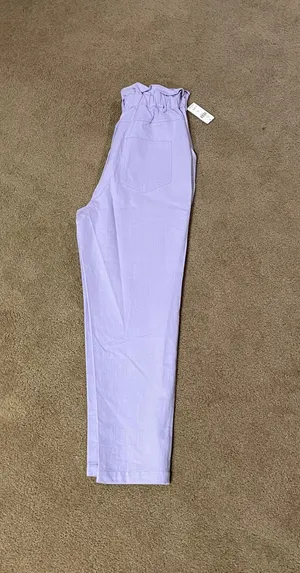 Jessy B Paper-bag Waist Purple Jeans thumbnail 7