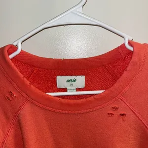 Aerie Coral Distressed Top thumbnail 2