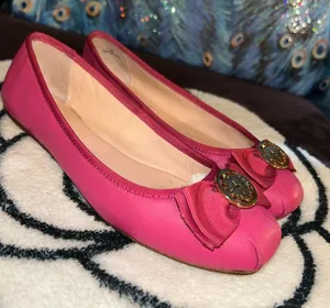 Kate Spade Size 6 Women's Pink Bow Ballet Flats thumbnail 1
