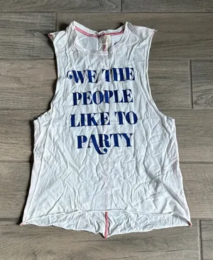 We the people like to party tank top thumbnail 1