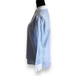 5/$35 ‎ Old Navy Womens Shirt Sz S The Boyfriend Blue White Pinstripe Dress thumbnail 7