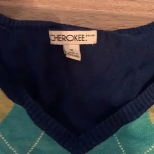 ❤️ vintage y2k argyle sweater Size XL thumbnail 3