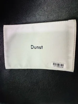 Dunst Collarless Buckled Shearling Jacket Size M thumbnail 2