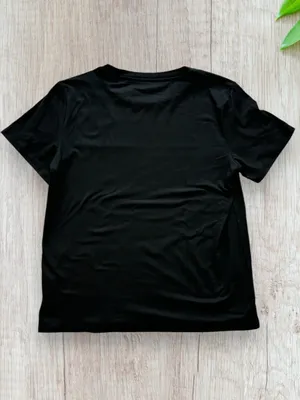 Women’s Medium “Thou Shall Not Try Me” Black Short Sleeve T-shirt • BNIB thumbnail 3