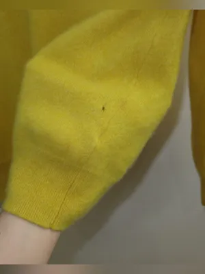 J. Crew Women’s Yellow Turtleneck Sweater 100% Cashmere Size S thumbnail 9