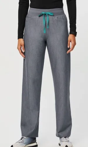 Figs High Waisted Livingston Basic Scrub Pants Gray XL Women thumbnail 1