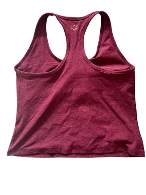 Beyond Yoga Spacedye Step Up Racerback Tank Maroon | Size 1X thumbnail 2