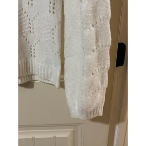 Gap Ivory Frost/Cream Pointelle Crew Sweater thumbnail 4