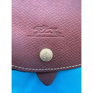 Longchamp Cobalt Le Pliage Original Nylon Leather Trim Foldable Backpack thumbnail 5