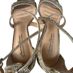 Badgley Mischka Jewel Cook Metallic Glitter Evening Shoe Formal Wedding Cocktail thumbnail 6