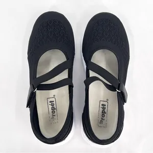 Propet Travelactiv Mary Jane Black Mesh Walking Sneakers Size 7 thumbnail 10