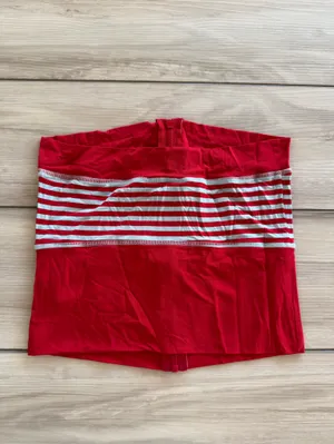 I AM GIA Blare Zip Up Boob Tube Top Red Medium NWT IN PACKAGE thumbnail 10