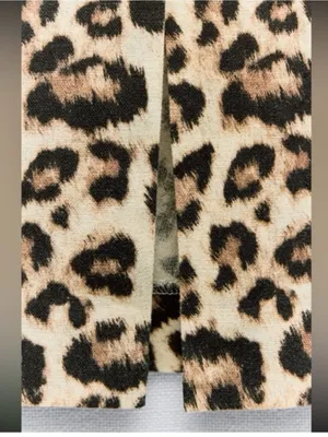 Zara Leopard Print Sleeveless Midi Dress in Neutral Tones thumbnail 4