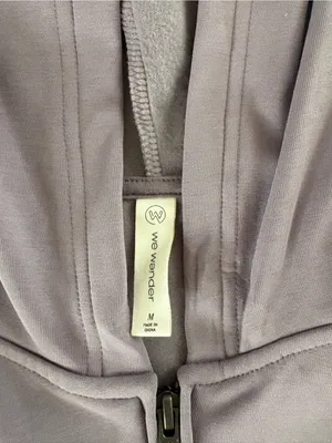 We Wander Women's Hooded Zip Jacket - Lavender Gray thumbnail 2