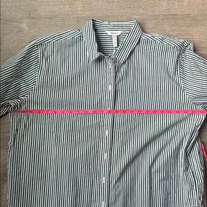 NEW SPANX® Poplin Oversized Button-Up Shirt XL thumbnail 8