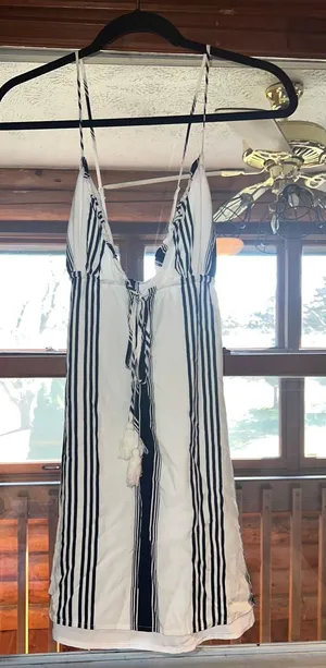 Striped Mini Dress thumbnail 1