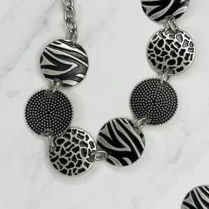 Chico's Animal Print Disc Chain Belt 2X/3X ✨ thumbnail 11