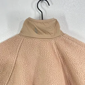 FP Movement Hit The Slopes Fleece Pullover Womens XS Peach Snap Mock Neck Jacket thumbnail 8
