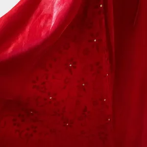 Vintage Y2K Red Satin Lace Up Slip Maxi Dress Size 5/6 Coquette Y2K‎ Glam thumbnail 10
