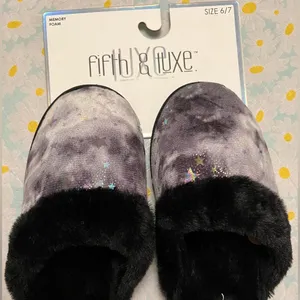 Memory Foam Slippers, Size: 6/7 thumbnail 2
