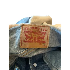 Levi's Denim Jacket XS Pink Heathered Hoodie & Sleeves thumbnail 4