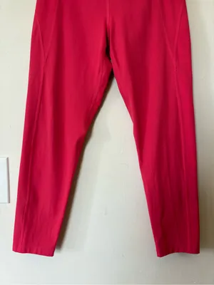 Girlfriend Collective Compressive High-Rise Legging 23.75” Berry Pink Medium thumbnail 7