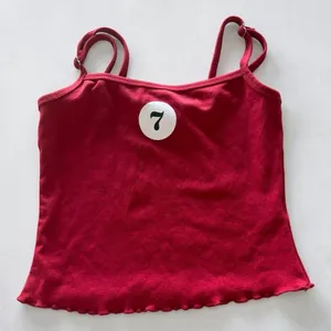 Edikted No. 7‎ Pool Ball Red Lettuce Edge Cami Top thumbnail 1