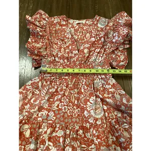 Ulla Johnson Kiri floral print ruffle mini Dress size 4 thumbnail 2