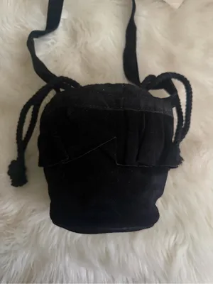 Zara Black Drawstring Crossbody Bag thumbnail 2