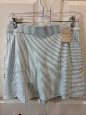 Peter Millar Vista Stripe Sally Trim Women's 16" Golf Skort M NWT $140 thumbnail 2